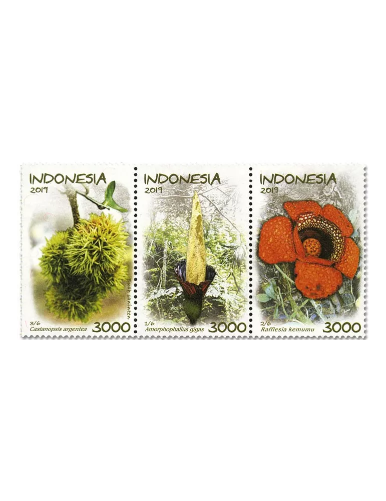 n° 2991/2996 - Timbre INDONESIE Poste