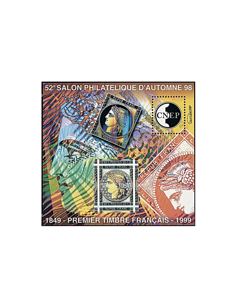 n° 28a - Timbre France CNEP (Non dentelé)