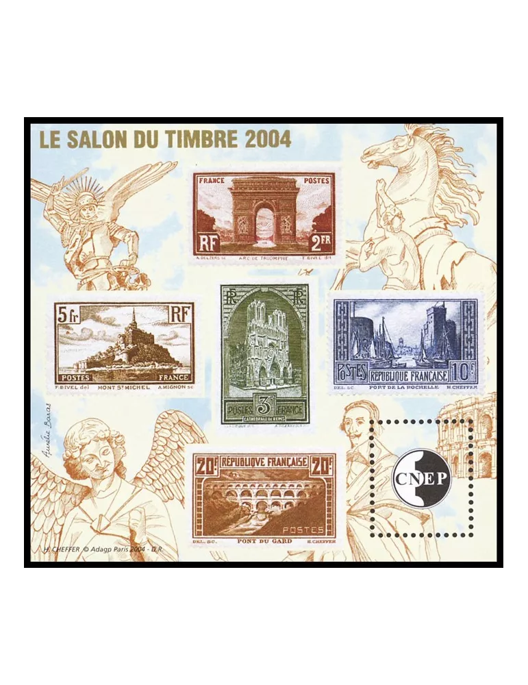 n° 41a - Timbre France CNEP (Non dentelé)