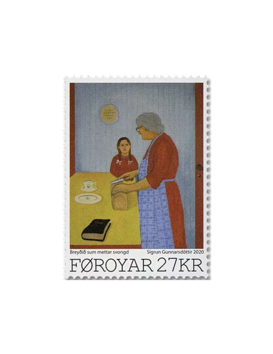n° 970/971 - Timbre ILE FEROE Poste