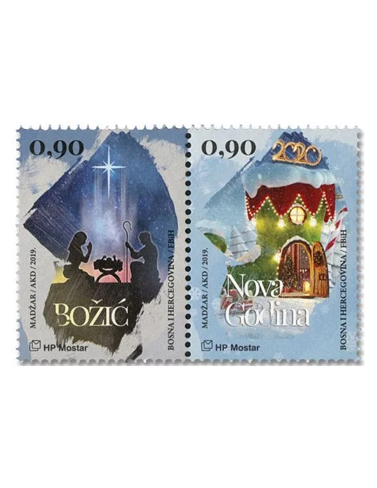 n° 488/489 - Timbre HERCEG-BOSNA Poste