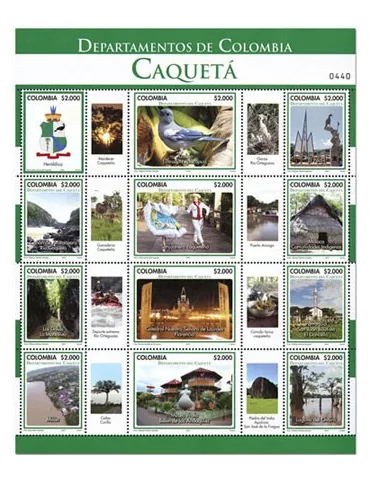 n° 2047/2058 - Timbre COLOMBIE Poste