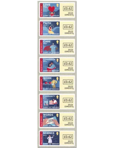 n° 37/44 -  Timbre ILE DE MAN Timbres de distributeurs