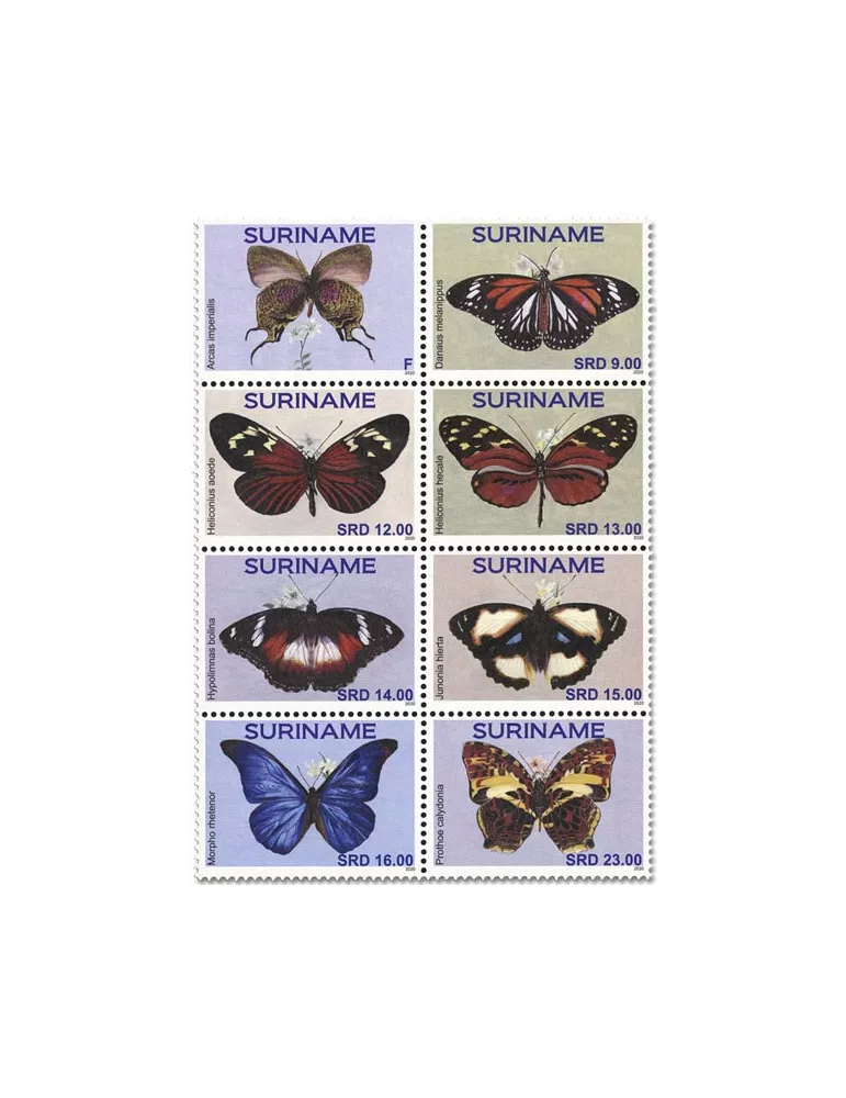 n° 2913/2920 -  Timbre SURINAM Poste