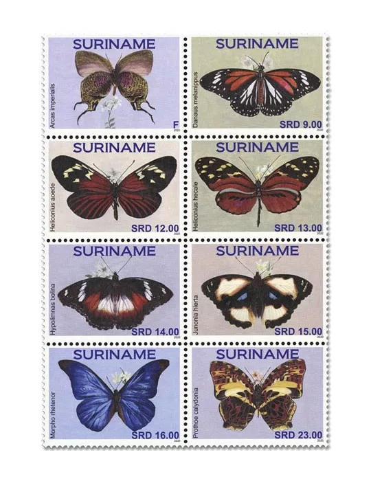 n° 2913/2920 -  Timbre SURINAM Poste