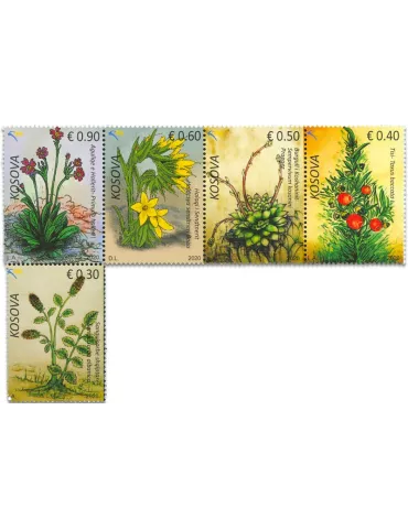 n° 343/347 - Timbre KOSOVO Poste