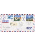 n° 19 et n° 26A obl. sur lettre -  Timbre TAAF Poste aérienne
