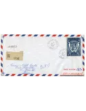 n° 21 obl. sur lettre -  Timbre TAAF Poste aérienne