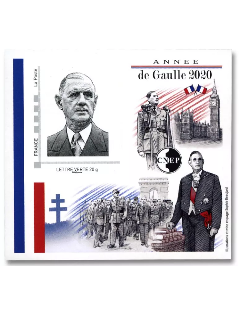 n° 84a- Timbre France CNEP (Non dentelé)