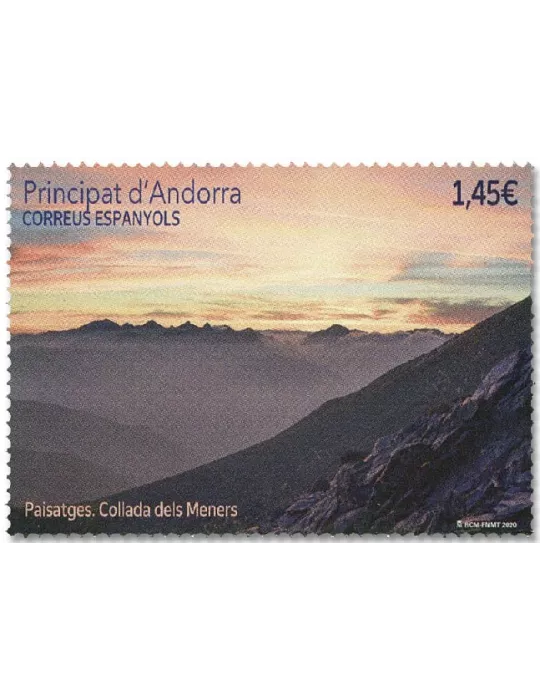 n° 489 - Timbre ANDORRE ESPAGNOL Poste