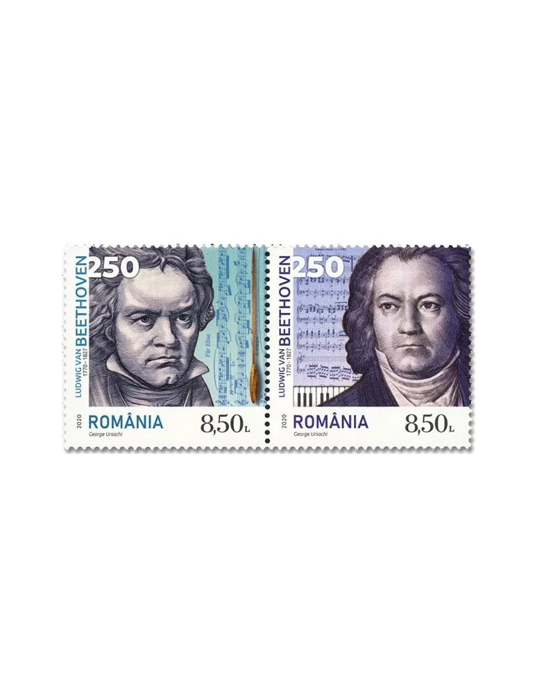 n° 6597/6598 - Timbre ROUMANIE Poste