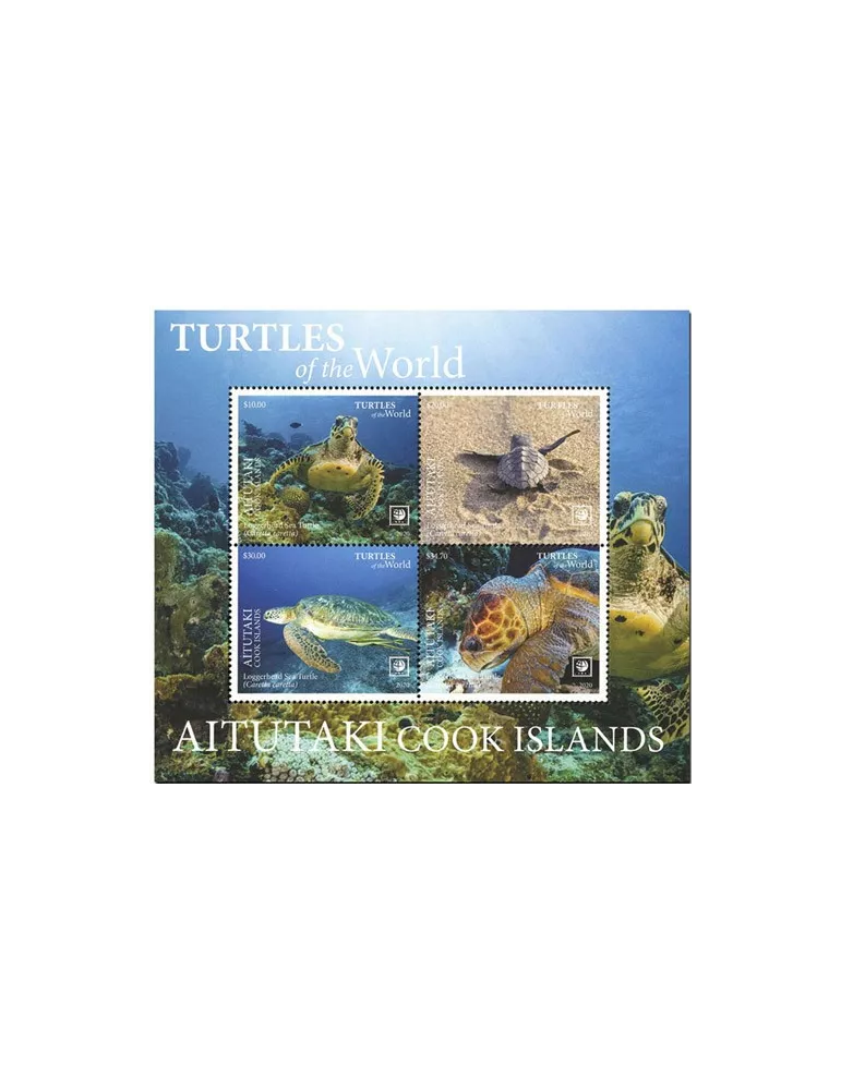 n° 125 - Timbre AITUTAKI Blocs et feuillets