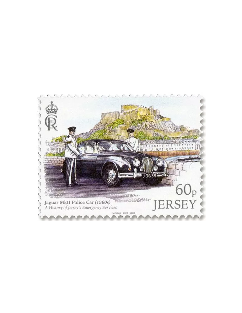 n° 2737/2744 - Timbre JERSEY Poste
