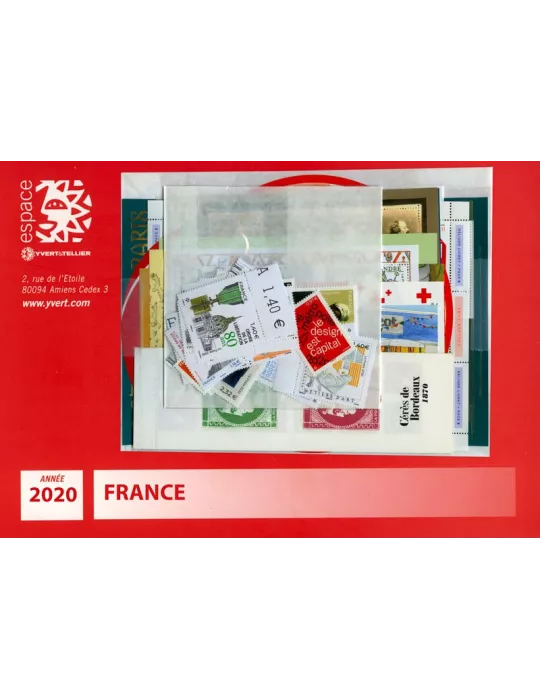 n° 5372/F5455  - Timbre France Année complète (2020)