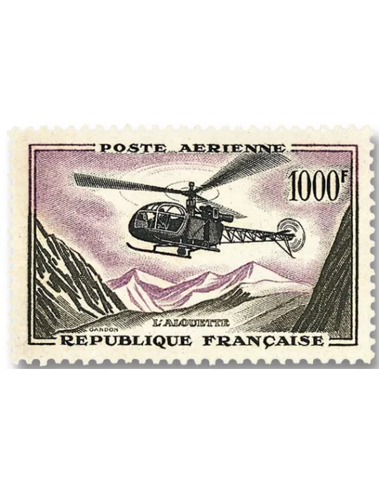 n° 37 -  Timbre France Poste aérienne