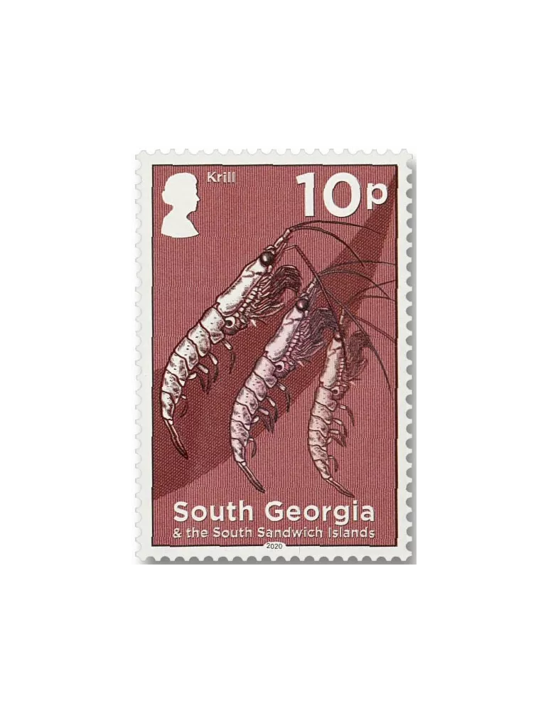 n° 731/742 - Timbre GEORGIE DU SUD Poste