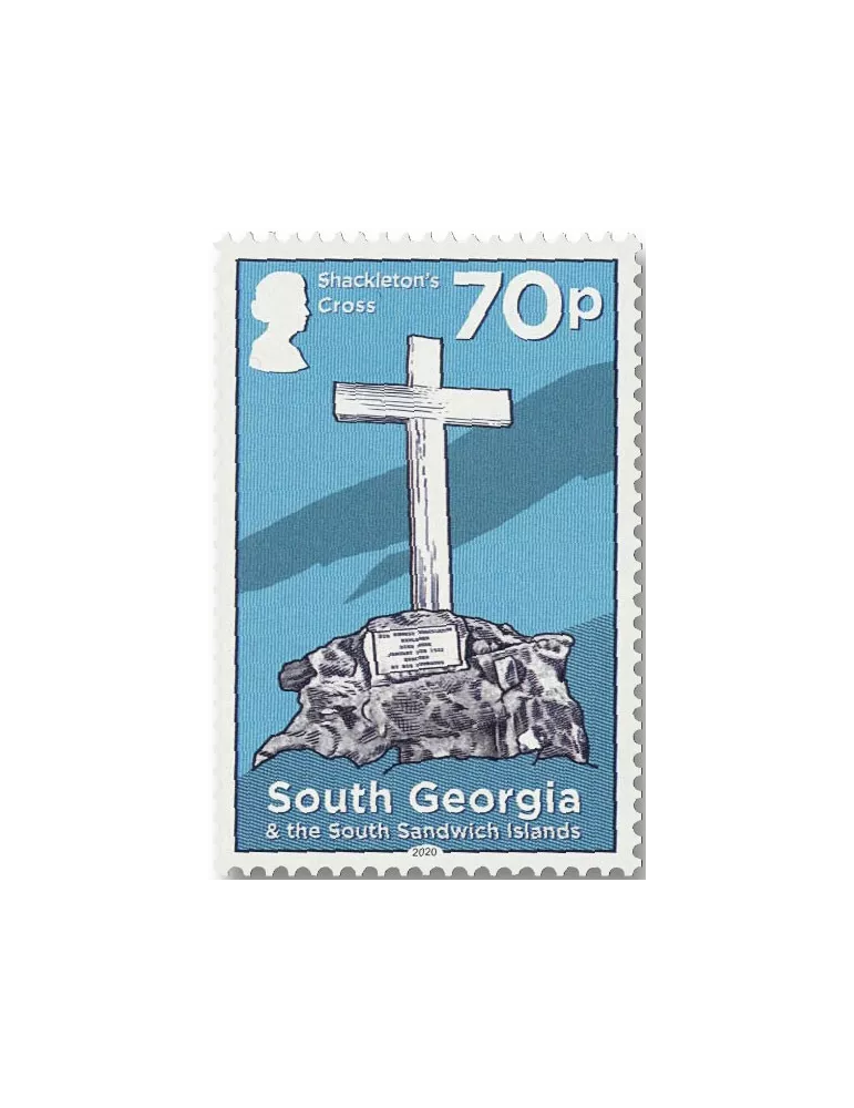 n° 731/742 - Timbre GEORGIE DU SUD Poste