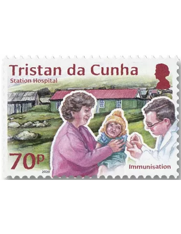 n° 1252/1255 - Timbre TRISTAN DA CUNHA Poste 2