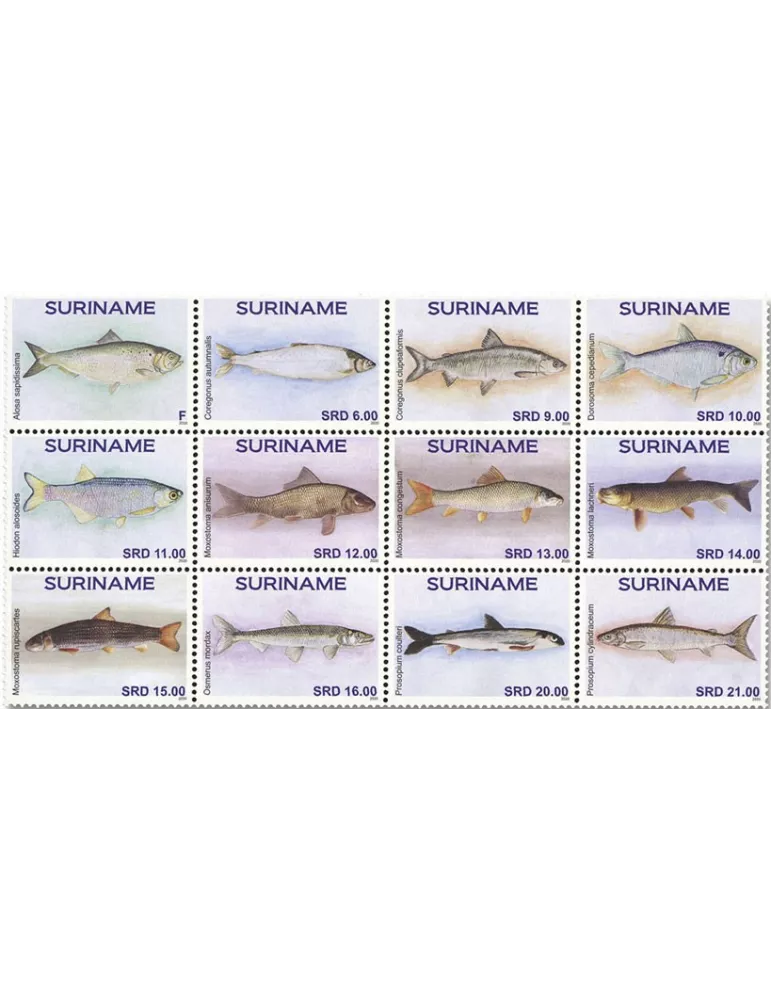 n° 2964/2975 - Timbre SURINAM Poste