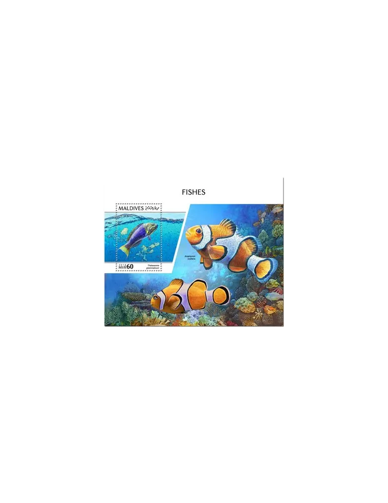 n° 1242 - Timbre MALDIVES Blocs et feuillets