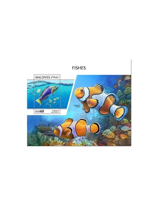 n° 1242 - Timbre MALDIVES Blocs et feuillets