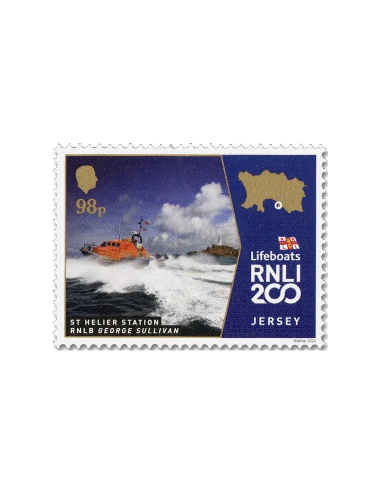 n° 2821/2826 - Timbre JERSEY Poste
