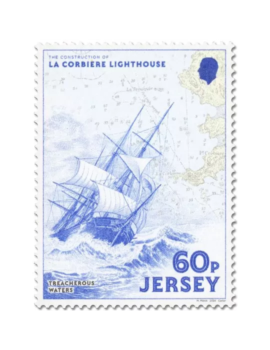 n° 2834/2837 et n° 2833 - Timbre JERSEY Poste