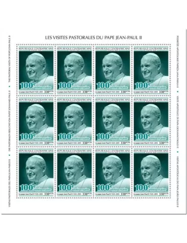 n° F6838  - Timbre CENTRAFRIQUE Poste
