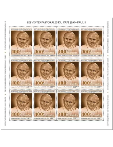 n° F6839  - Timbre CENTRAFRIQUE Poste