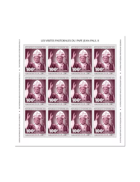 n° F6840  - Timbre CENTRAFRIQUE Poste