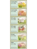 n° 71/76 - Timbre JERSEY Timbres de distributeurs
