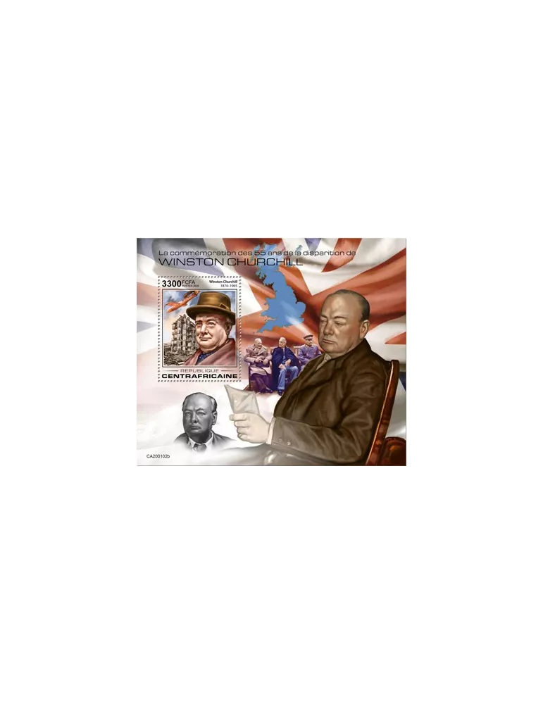 n° 1566  - Timbre CENTRAFRIQUE Blocs et feuillets