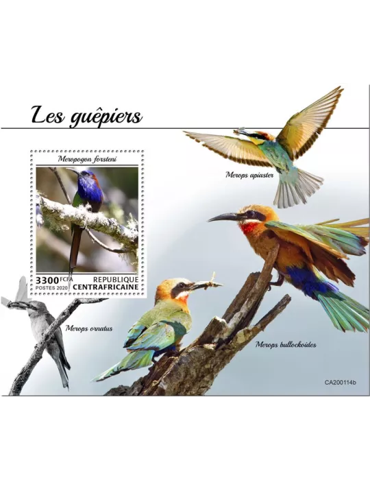 n° 1577  - Timbre CENTRAFRIQUE Blocs et feuillets