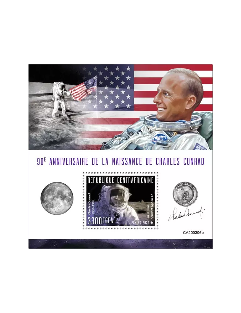 n° 1599  - Timbre CENTRAFRIQUE Blocs et feuillets