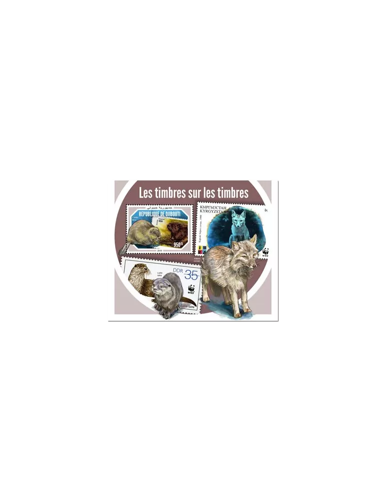 n° 390 - Timbre DJIBOUTI Blocs et feuillets