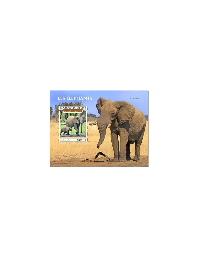 n° 498 - Timbre DJIBOUTI Blocs et feuillets