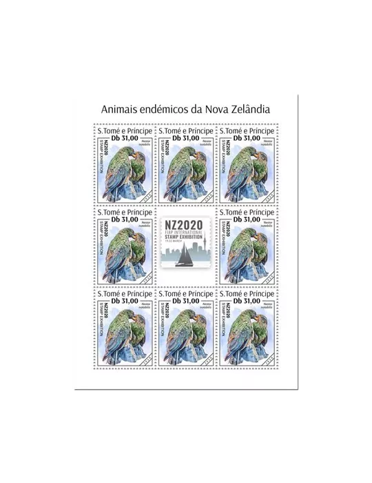 n° F7084/F7087  - Timbre SAINT-THOMAS ET PRINCE Poste