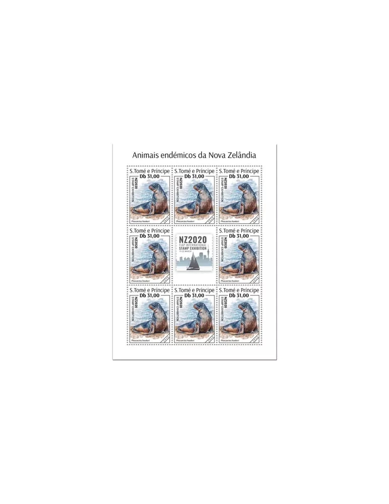 n° F7084/F7087  - Timbre SAINT-THOMAS ET PRINCE Poste