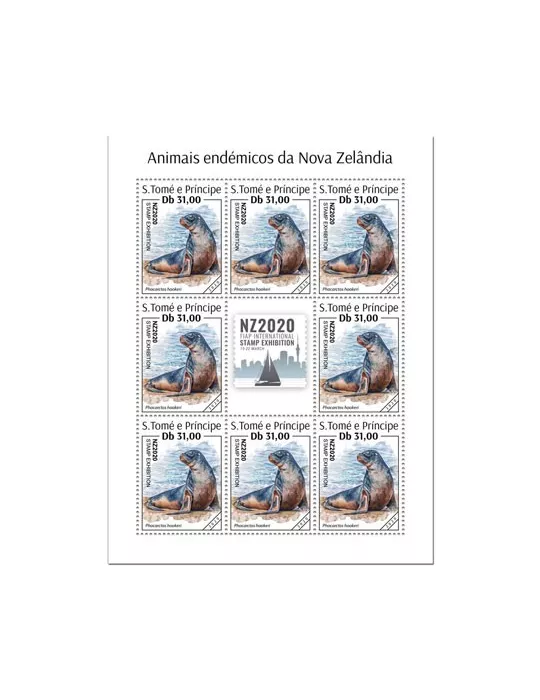 n° F7084/F7087  - Timbre SAINT-THOMAS ET PRINCE Poste