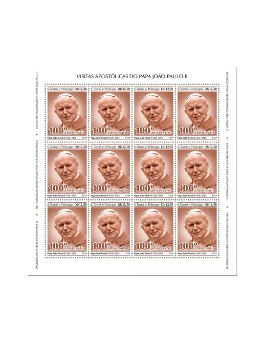 n° F7104/F7107  - Timbre SAINT-THOMAS ET PRINCE Poste