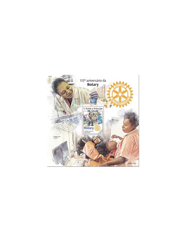 n° 1338  - Timbre SAINT-THOMAS ET PRINCE Blocs et feuillets