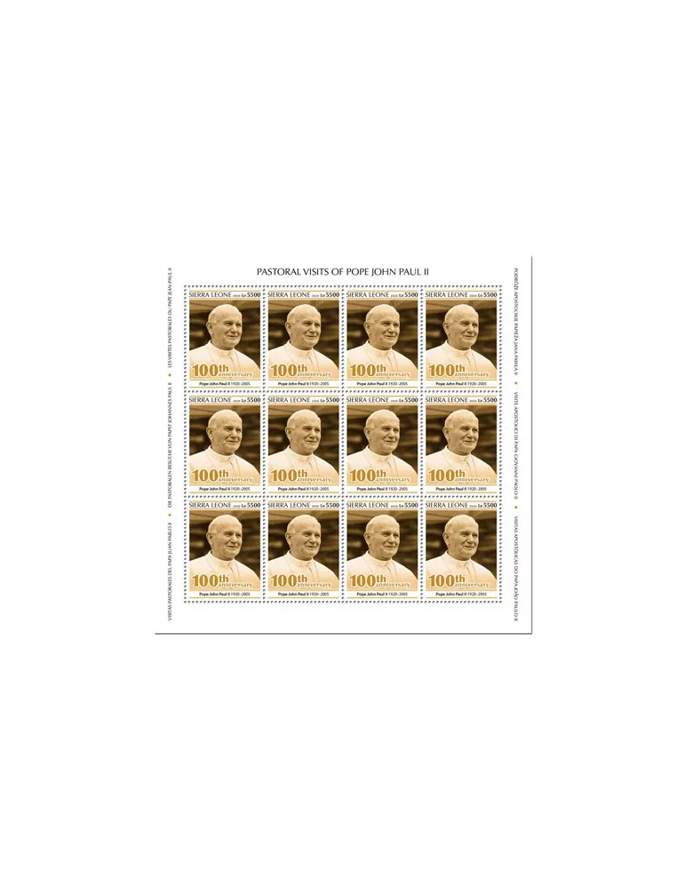 n° F9769/F9772  - Timbre SIERRA LEONE Poste