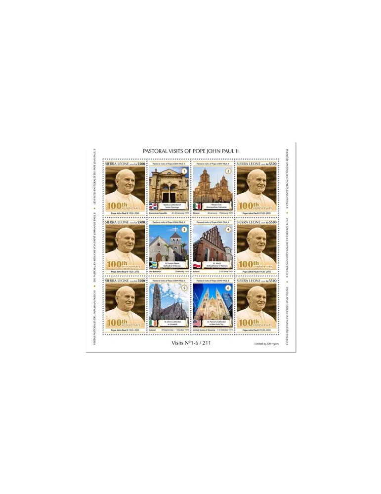 n° F9769A  - Timbre SIERRA LEONE Poste