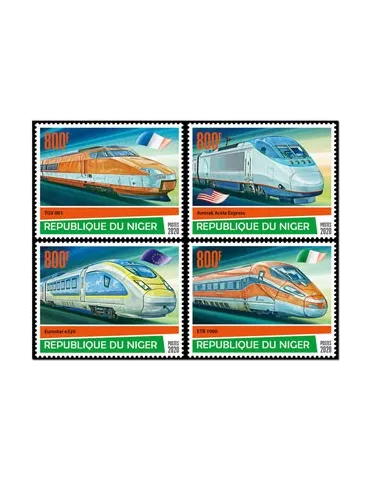 n° F5739/F5742  - Timbre NIGER Poste