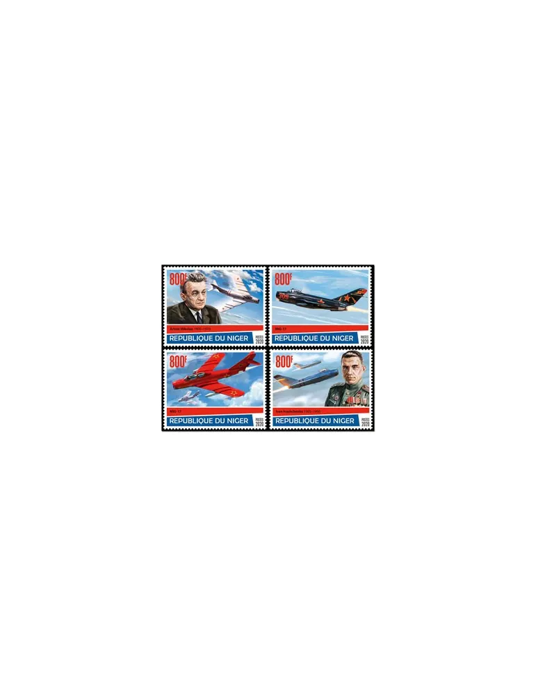 n° F5791/F5794  - Timbre NIGER Poste