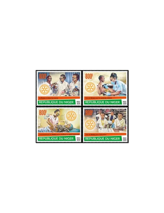 n° F5795/F5798  - Timbre NIGER Poste