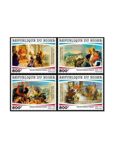n° F5819/F5822  - Timbre NIGER Poste