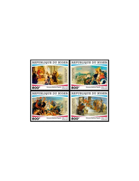 n° F5819/F5822  - Timbre NIGER Poste