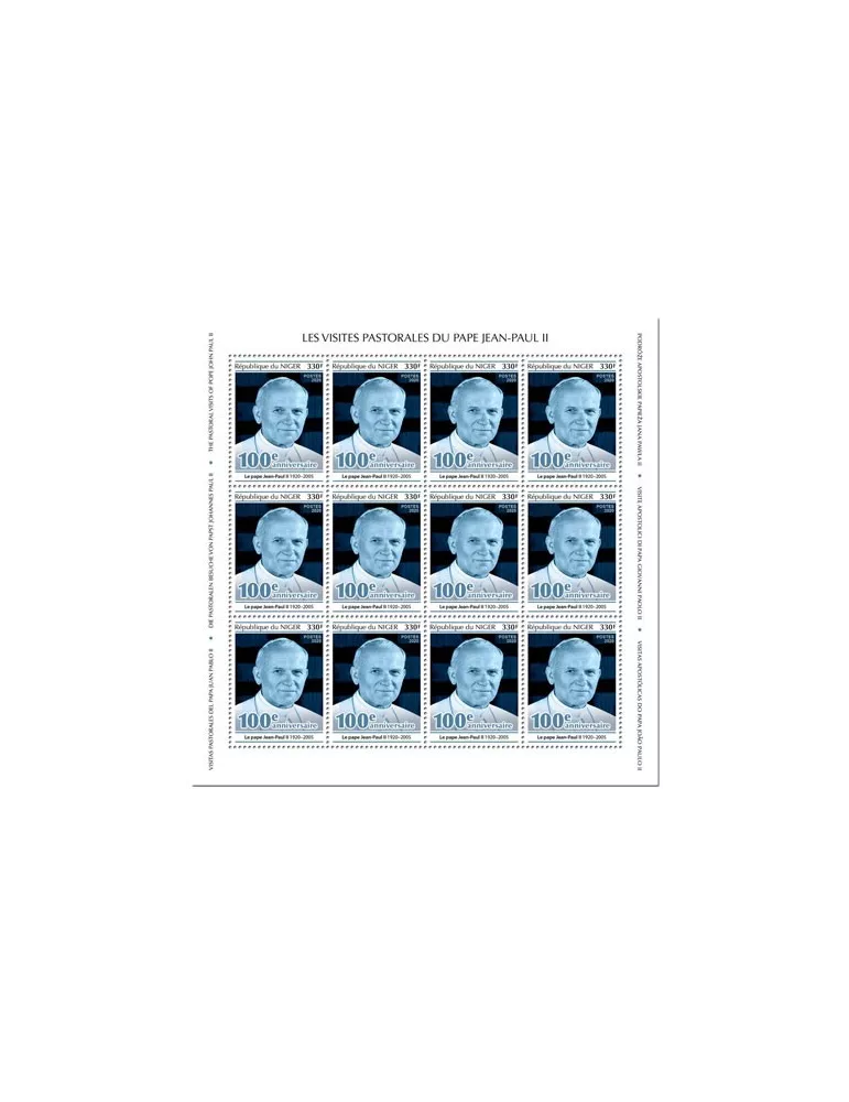 n° F5939/F5942  - Timbre NIGER Poste