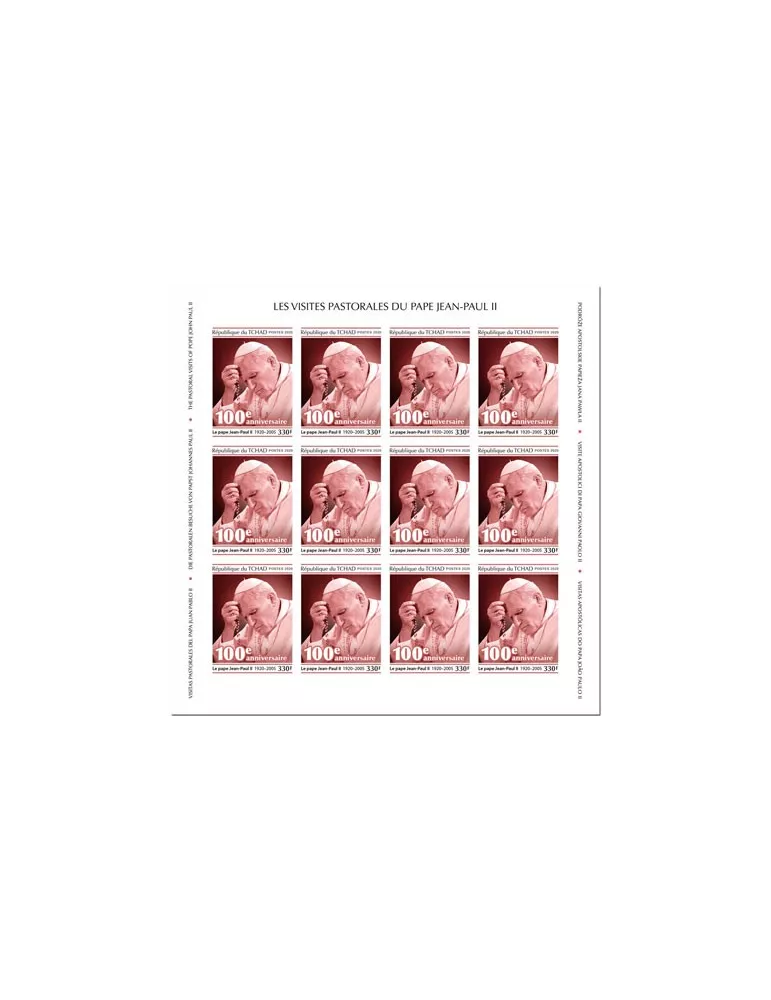 n° F2469/F2472  - Timbre TCHAD Poste